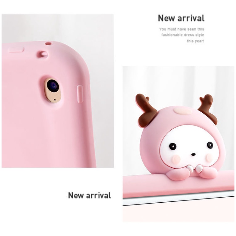 Casing Soft Case Silikon Motif Kartun Untuk Apple Ipad Air 123 / mini6