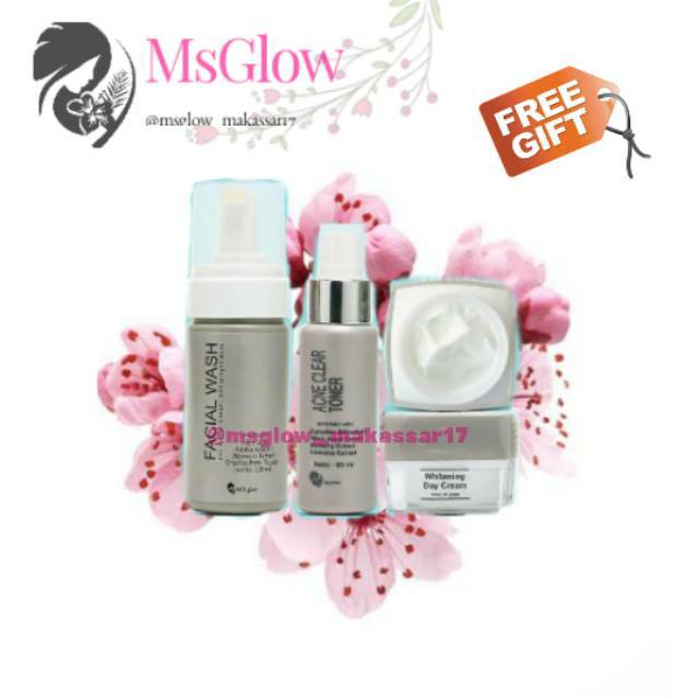 Ms Glow #Free Gift Acne Series Original Barcode Msglow Original - Paket Acne Basic (Paket Jerawat)-8