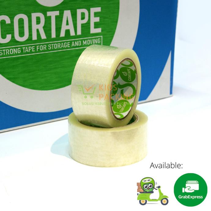 

Lakban Isolasi Solatip CORTAPE TERMURAH /DUS (BENING), 48MMx90YARD