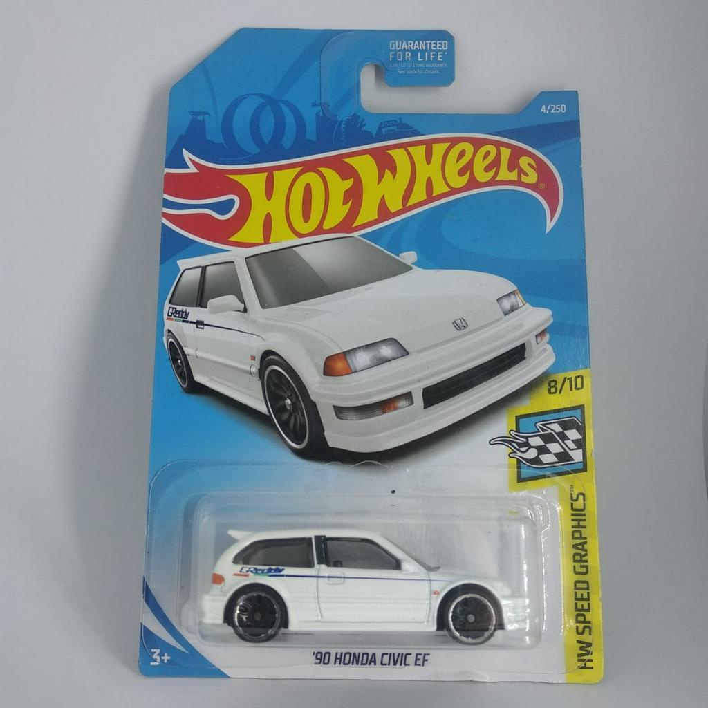 Hot Wheels - 90 Honda Civic EF White Tampo Greddy