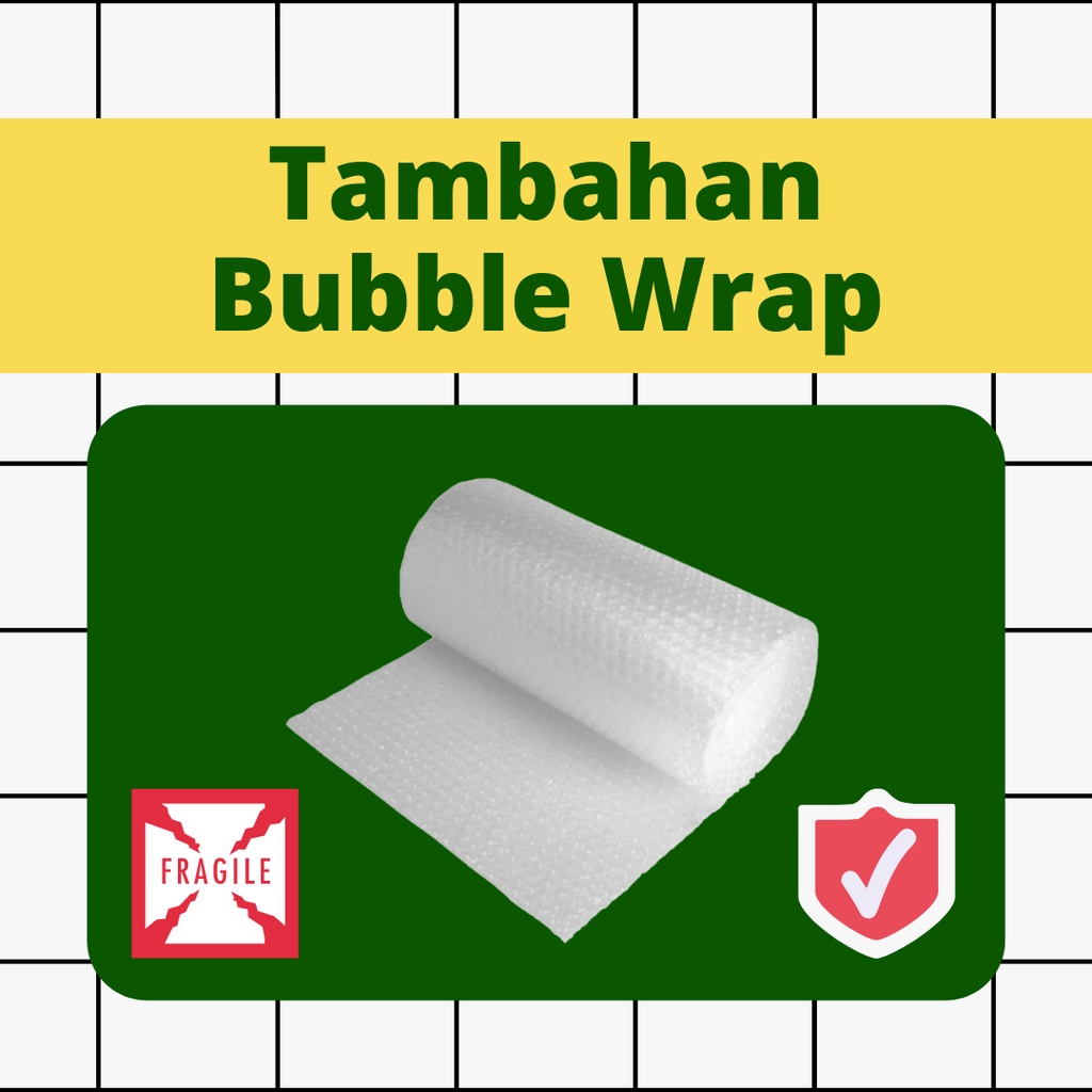 

BUBBLE WRAP untuk Tambahan Packing