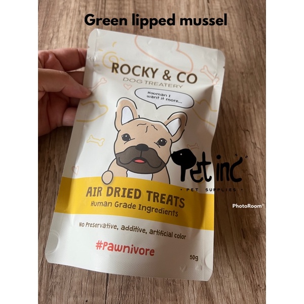 rocky green lipped mussels air dried dehydrated dog snack