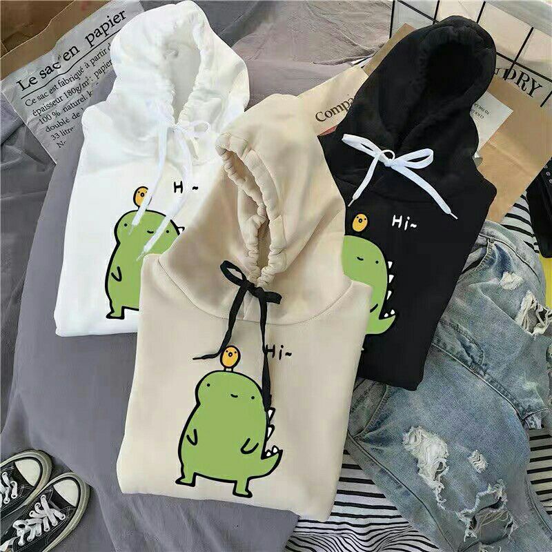 hoodie wanita / hoodie terlaris /atasan wanita / atasan terlaris / hoodie  / hi dino sweater /-3