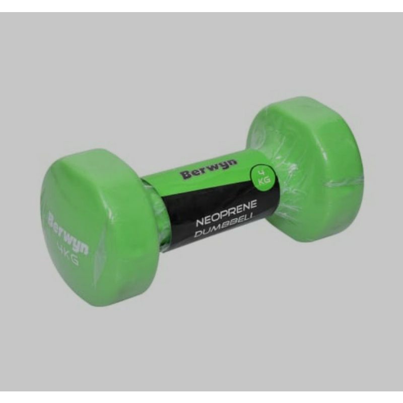 BERWYN DUMBBELL/BARBEL NEOPRENE 1/2/3/4/5KG/ACE ALAT FITNESS DUMBBELL/ALAT PEMBENTUK OTOT LENGAN