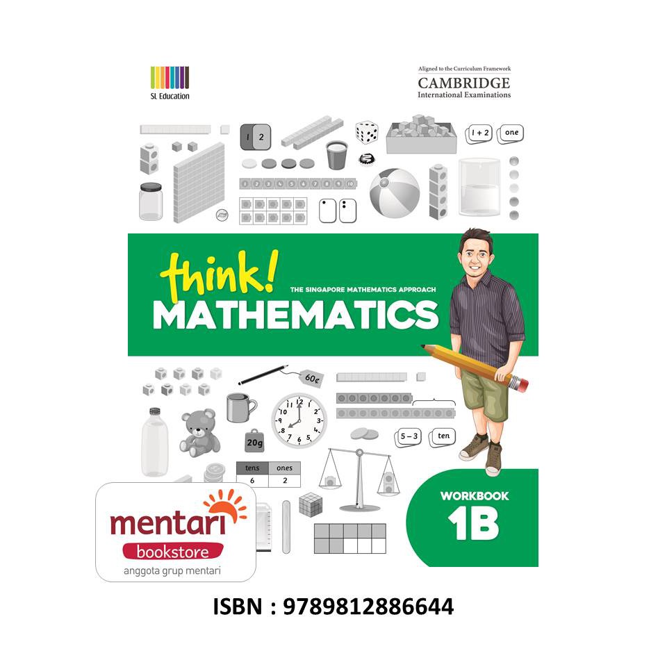 Think Math Workbook | Buku Pelajaran Matematika SD-Workbook 1B