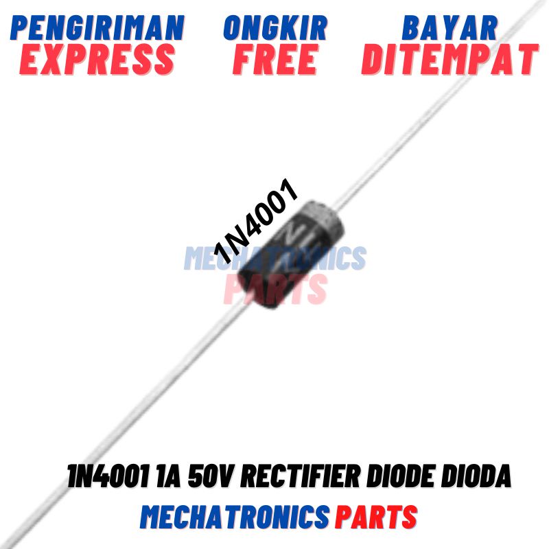 1N4001 Do-41 1a 50v Rectifier Diode Dioda