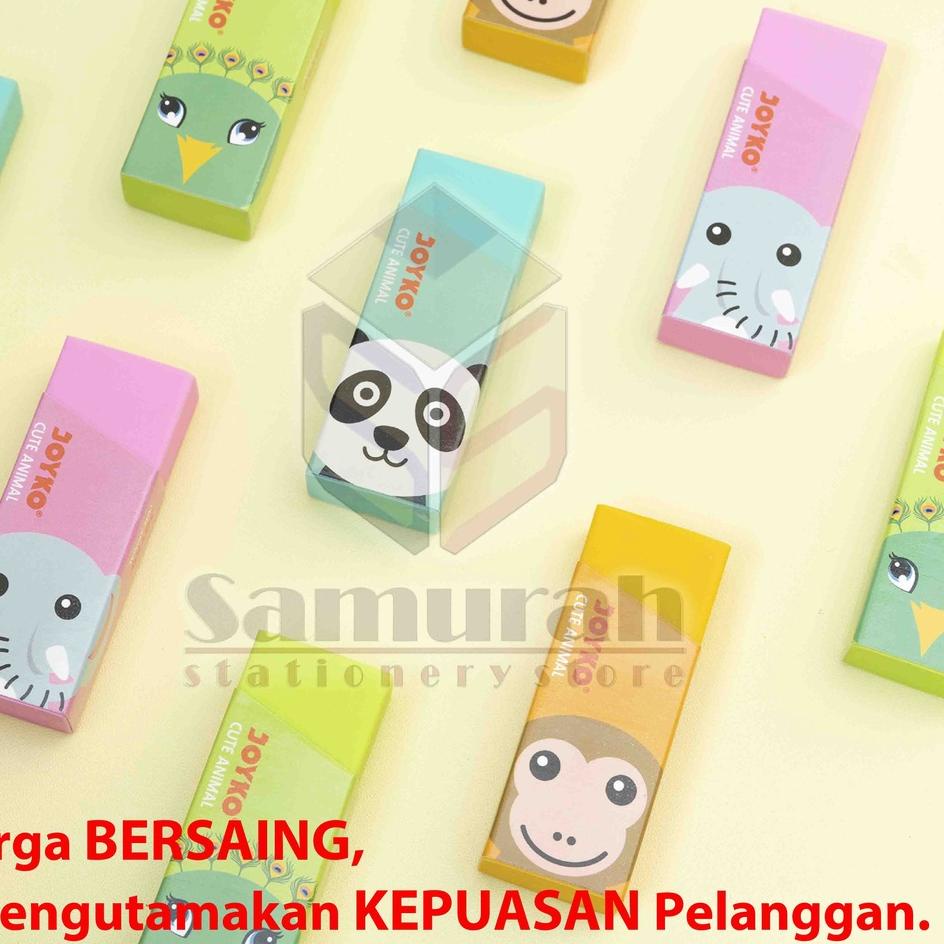 

Lebih Laris Penghapus Pensil Joyko ER-116 Besar ( 20 Pcs ) / Eraser ER 116 Colours BIG / Hapusan Stip Fancy Pencil Gede Panjang B20 4 Warna - Hijau - Orange - Pink - Biru