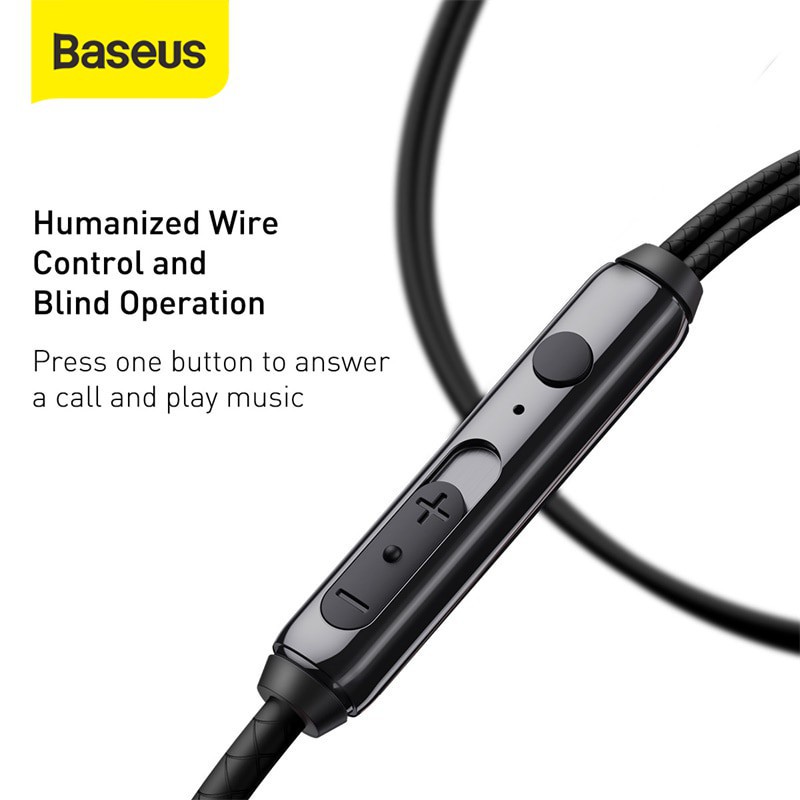 Baseus Headset Handsfree Encok 3.5mm Wired H19