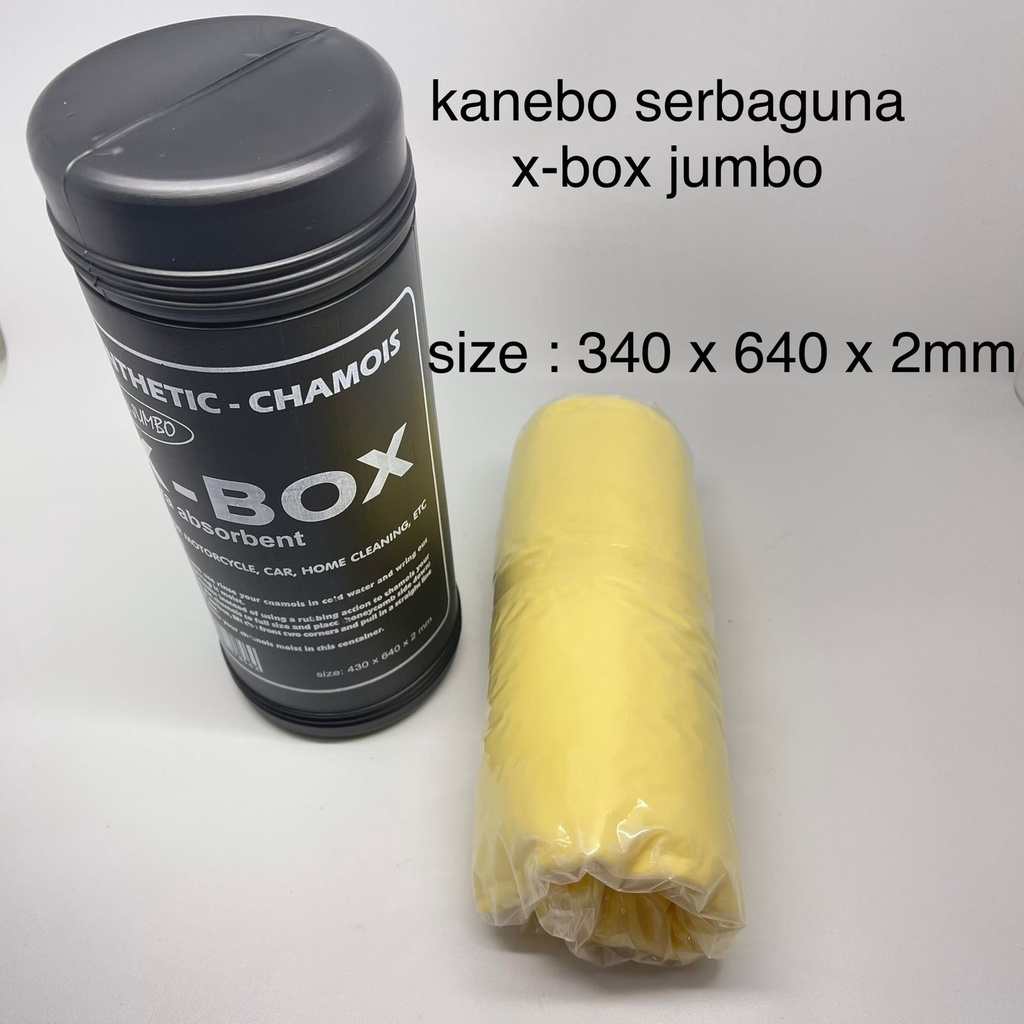 PROMO KANEBO SERBAGUNA X-BOX KECIL 340X320X2MM DAN JUMBO 340X640X2MM LAP KANEBO TEBAL