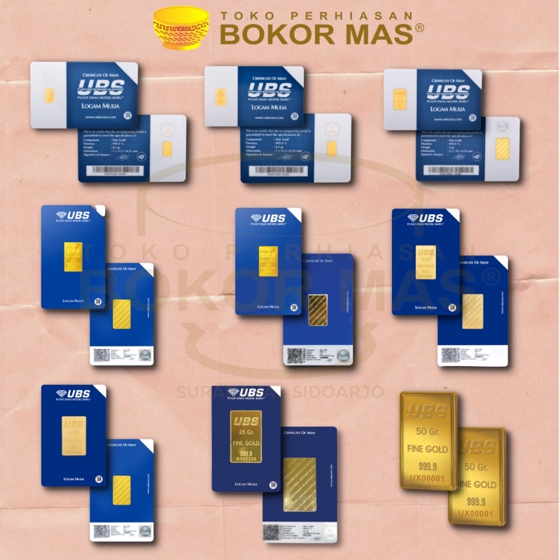 LOGAM MULIA UBS PRESS 24 KARAT 0,5 - 3 GRAM