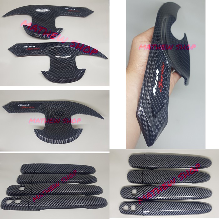 Paket Outer Handle All New Rush Carbon 2018Up Door Handle Rush 2018