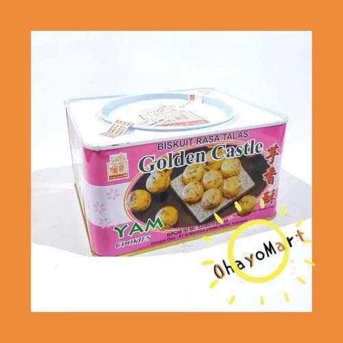 Golden Castle yam Biskuit Keladi/ Biskuit Rasa Talas Keleng / Yam Cookies 700g