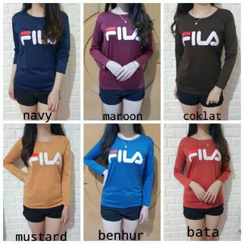 Kaos Fila Lengan Panjang TSHIRT FILA PANJANG cs