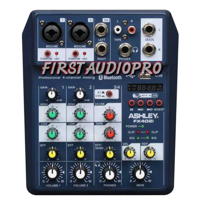 Mixer Ashley FX 402 i Original Bluetooth Ashley FX402i - 4 Channel Diskon