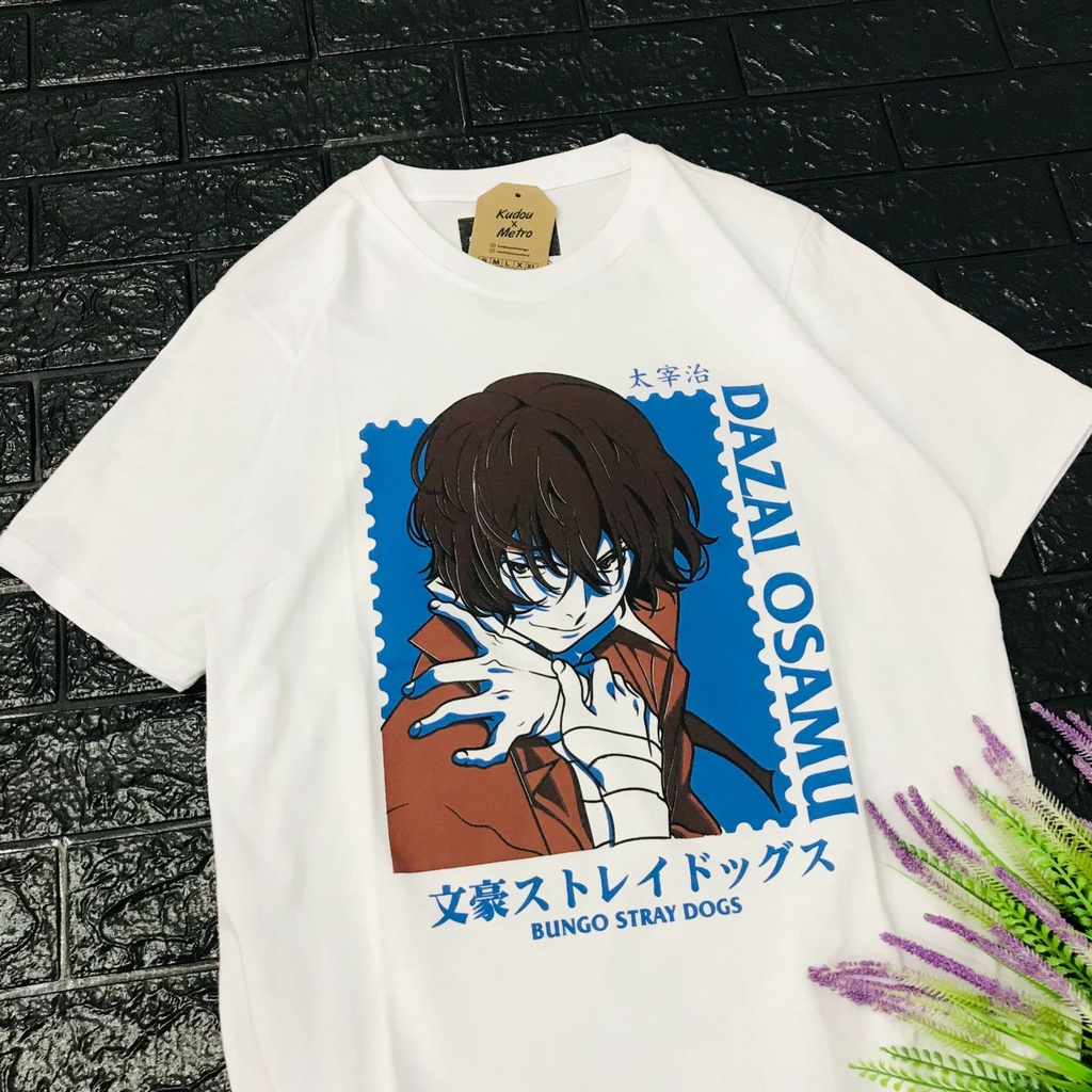 Tshirt Dazai Osamu Bungou Stray Dogs Anime