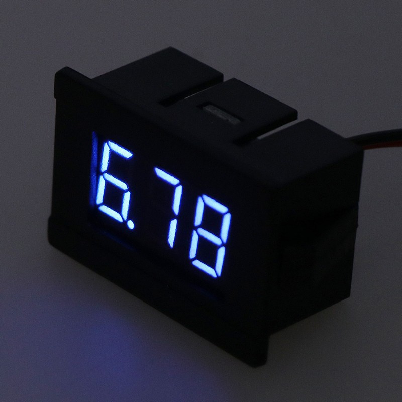 CRE  DC 2 Wires 4.5-30V Mini LED Digital Display Voltmeter Volt Voltage Panel Meter