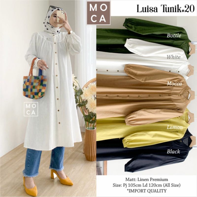 LUISA TUNIK #20 / TUNIK ATASAN WANITA BY MOCA