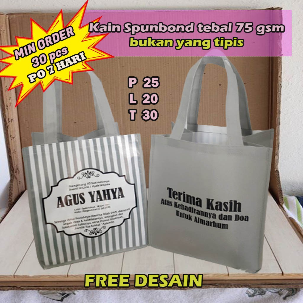 

Tas Souvenir Haul Kotak Banner Kombinasi Sablon