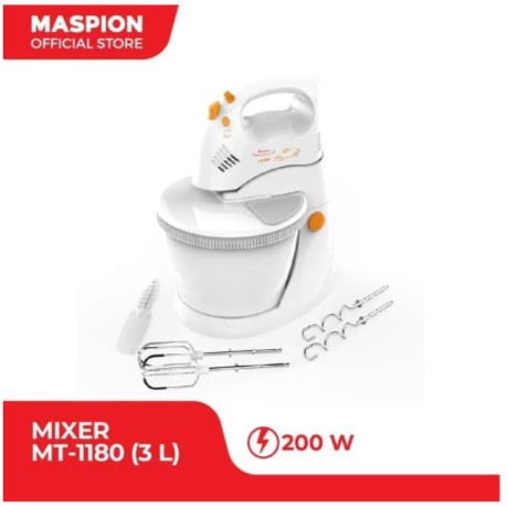 Maspion Hand Stand Mixer / Mixer Berdiri / Pencampur MT-1180 GARANSI