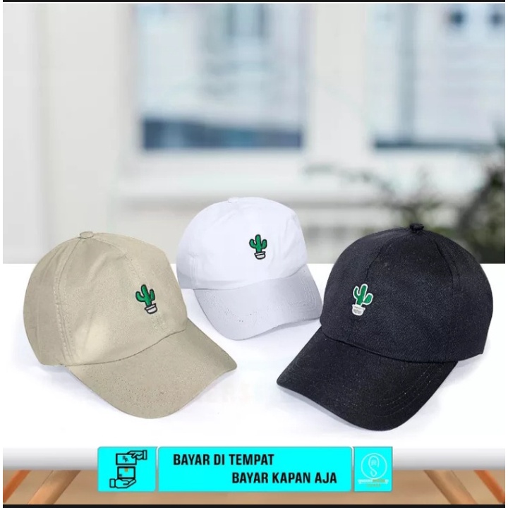 Topi Baseball Terbaru Logo Kaktus Topi Pria dan Wanita