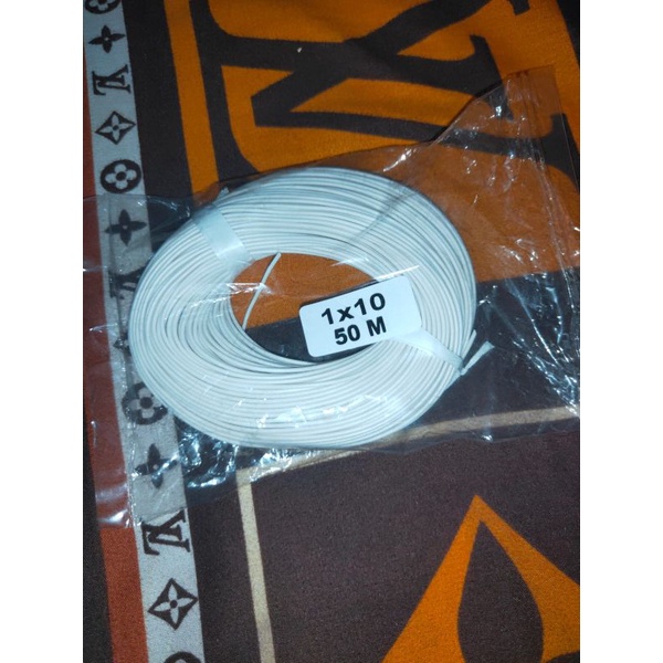 Kabel 1x10 Panjang 50M warna premium