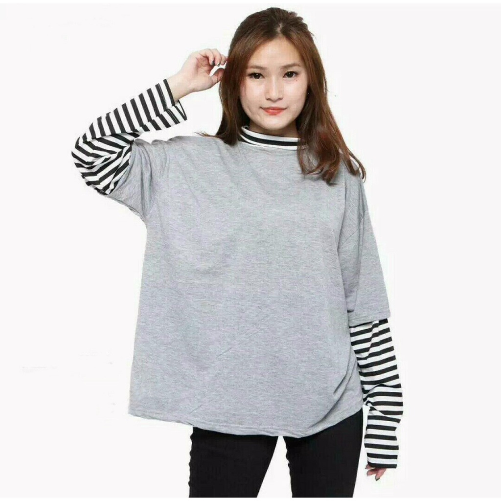 promo  KCC-Blouse Wanita Sofie/Blus Wanita/Blus Lengan Bermotif Kotak/Fashion Wanita/Atasan Wanita