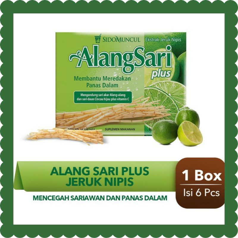

Alang Sari Plus Jeruk Nipis 6's - Mencegah Sariawan & Panas Dalam