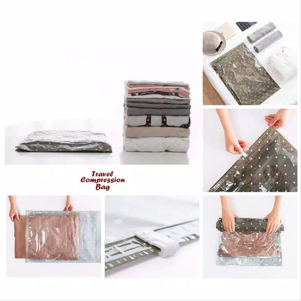 ORIGINAL Vacuum Bag Travel 2 PCS - Compression Storage Bag