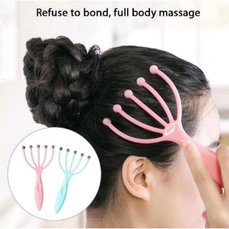 MJ88 Alat Pijat Pemijat Terapi Kulit Kepala Refleksi Head Scalp Massager Super Murah