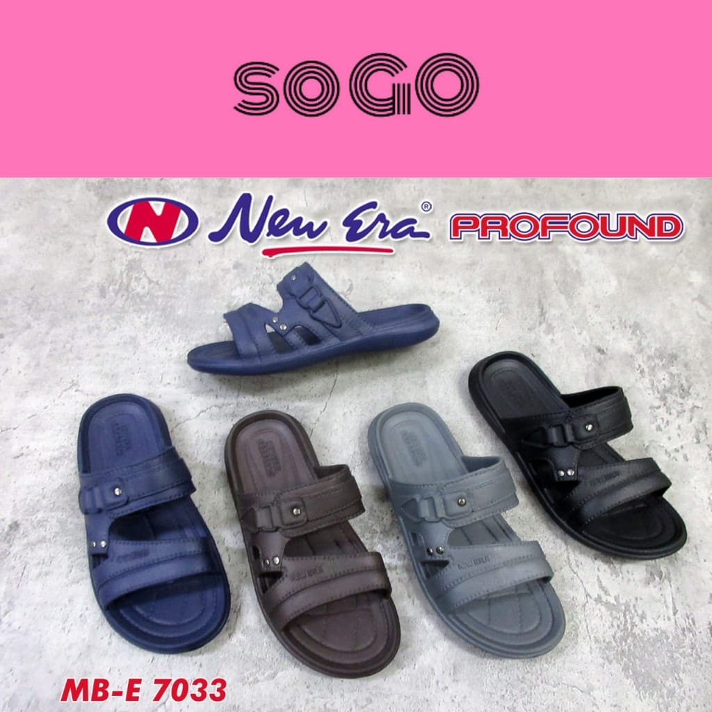 sogo NEW ERA MB E 7033 Sandal Slop Karet Sandal Slop Pria Kekinian Sandal Pria Casual Sandal Slide