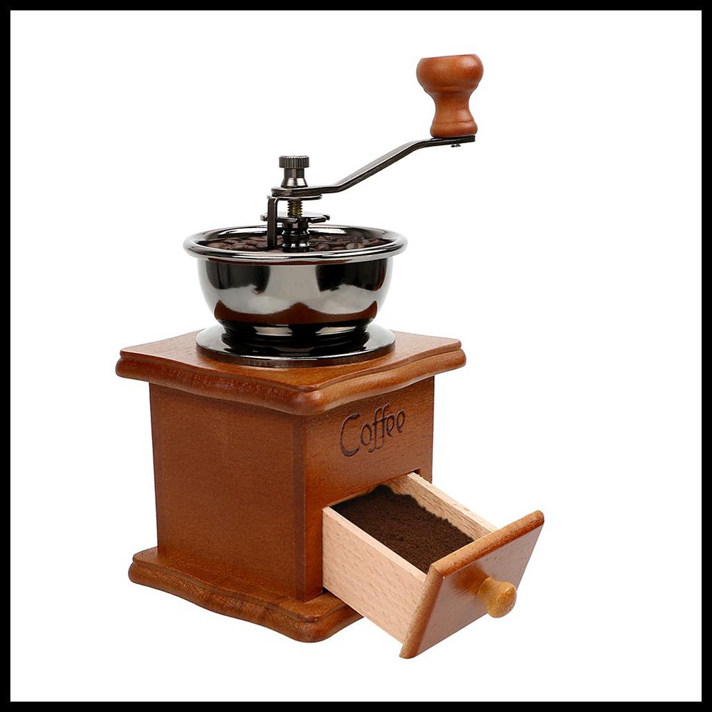 ALAT PENGGILING KOPI MANUAL COFFEE GRINDER - 16290 - BROWN