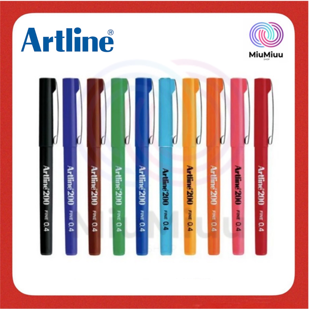 

PULPEN WRITING PEN FINE ARTLINE EK-200N 0.4 MM