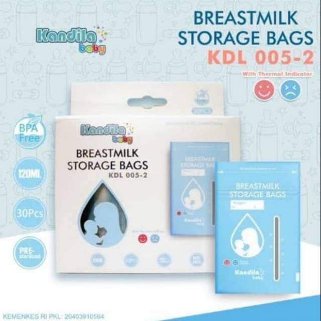 KANDILA Baby Kantong ASI 120ml Isi 30 Breastmilk Storage Bag