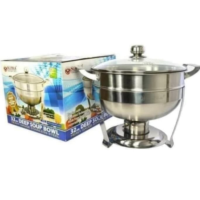 Panci Prasmanan / Deep Soup Bowl Supra / Chafing Dish 32cm