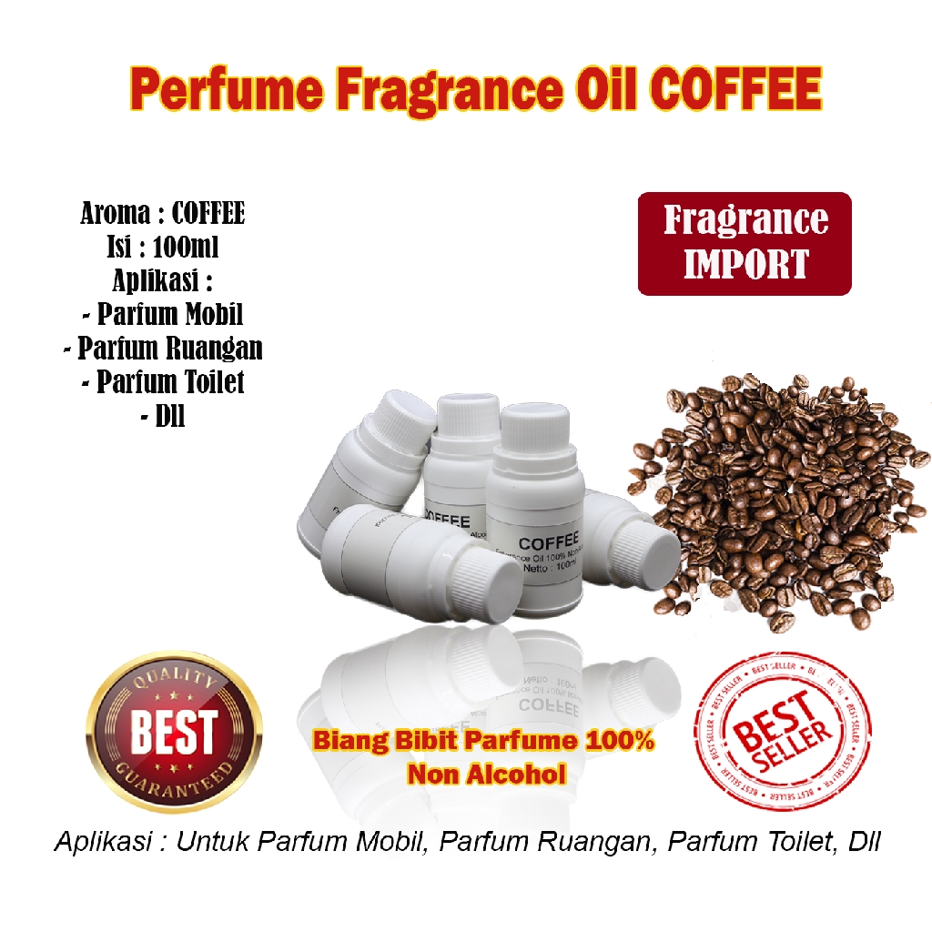 Bibit Biang Parfum Aroma Kopi isi 100ml / Parfum Coffee / Pengharum Cofe Asli Original