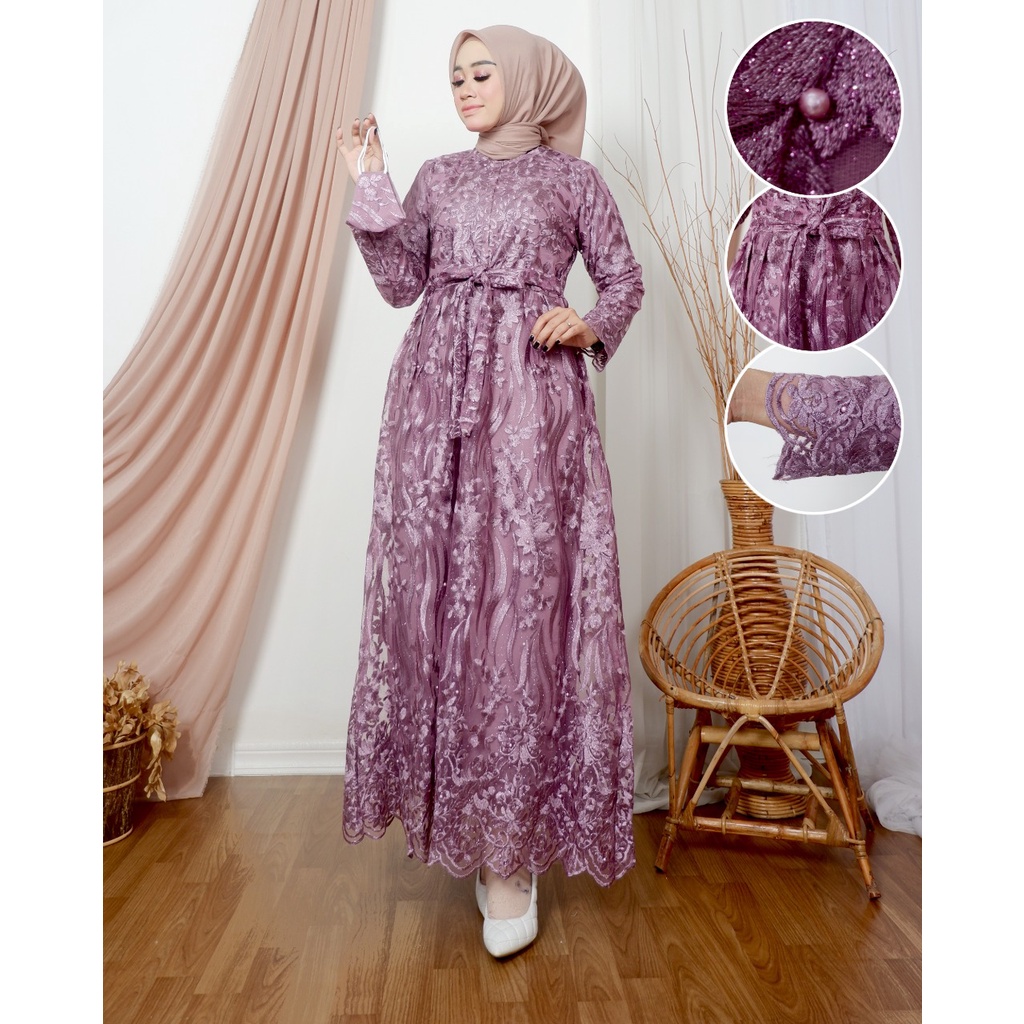 LORA FASHION - GAMIS PESTA/GAMIS LEBARAN/GAMIS LAMARAN/GAMIS WISUDA/GAMIS KONDANGAN/GAMIS KEKINIAN/G