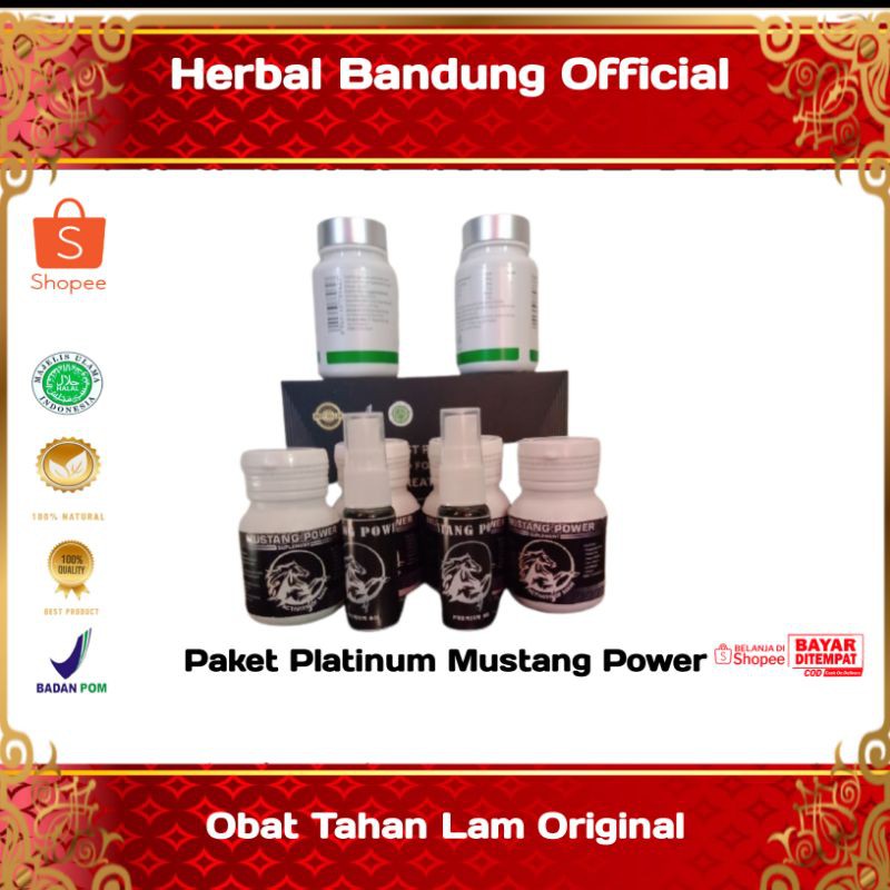 MUSTANG POWER PLATINUM ORIGINAL HALAL