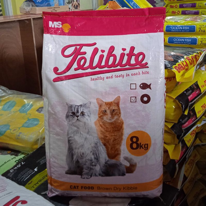 Makanan Kucing Felibite Donat freshpack 8kg