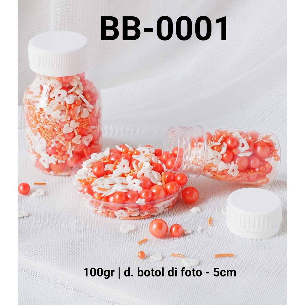 

BB-0001 Sprinkles sprinkle sprinkel 100 gram hati meses orange yamama baking grosir murah sprinkles cake dekorasi mutiara trimit decoration story sprinklestory sprinklesstory sprinkle story yamama baking