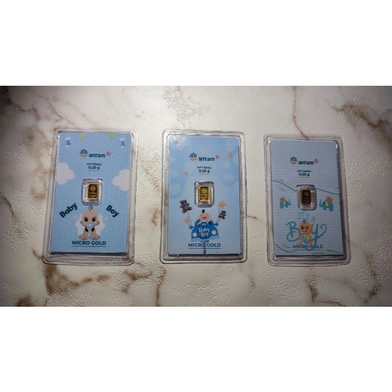 Logam Mulia Antam x Hartadinata Baby Boy Series 0.25 gr