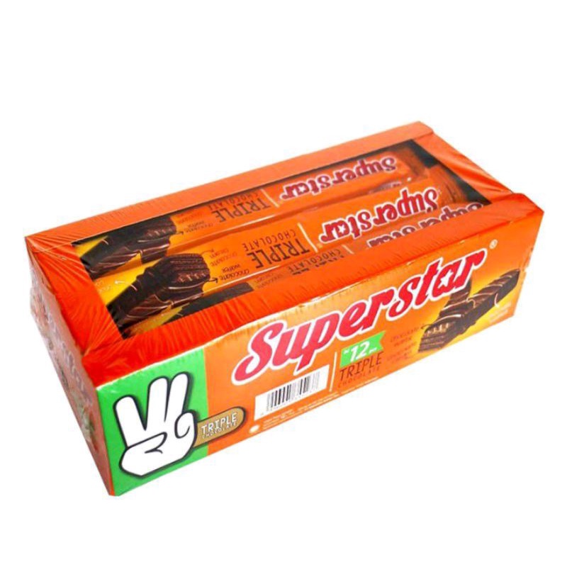 

Superstar Wafer Triple Coklat