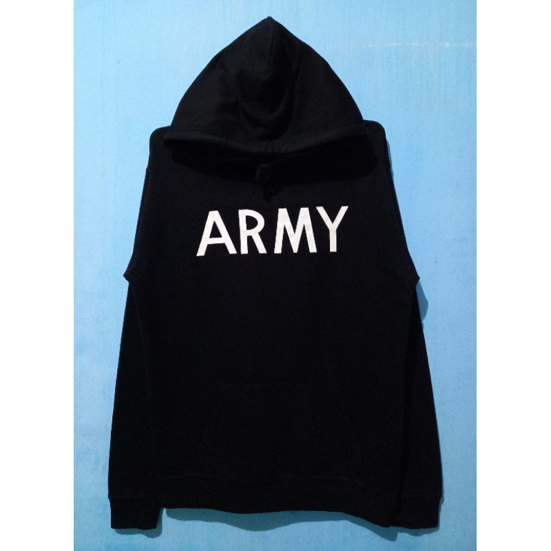 jaket hoodie Browny Army bekas/second brand original