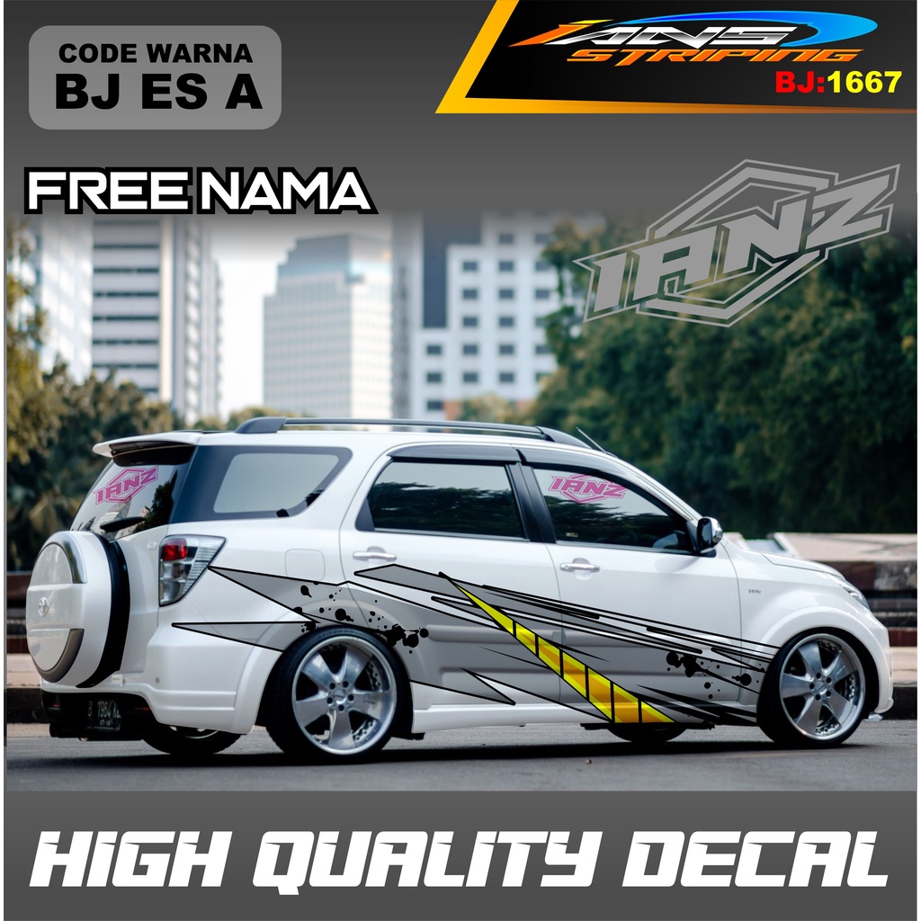 STICKER MOBIL AVANZA / VARIASI STICKER DECAL MOBIL AVANZA XENIA INNOVA / DECAL STIKER GRAND LIVINA / STIKER MOBIL