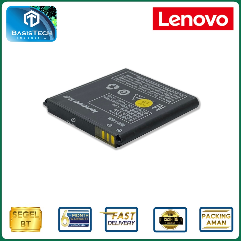 BATERAI LENOVO S760 S680 K2 A60 PLUS - A60 A690 - BL179 BL201 - ORI99