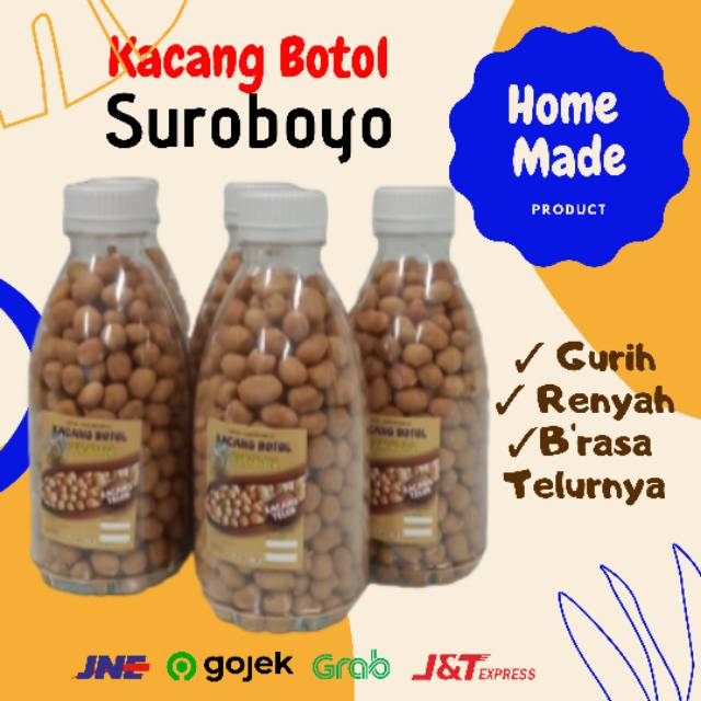 

KACANG TELUR BOTOL 245GR ENAK RENYAH