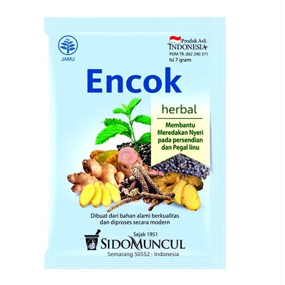 

Sidomuncul Jamu Serbuk Encok (50s @7gr)
