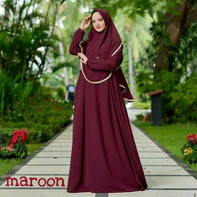 Gamis syar'i asdf gamis super Jumbo LD 100 110 120 130 140 size L XL XXL XXXL 4XL Gamis Terbaru gamis murah gamis polos gamis set khimar Nasira