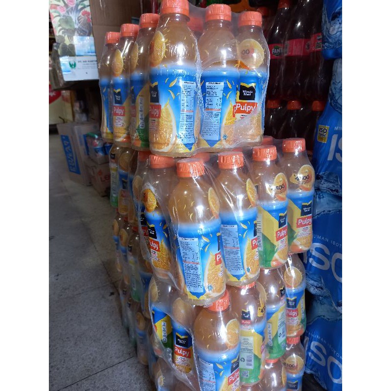 

Minute Maid Pulpy Orange 300 ml 1 slop 12 botol