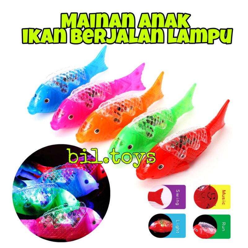 LT37 MAINAN ANAK IKAN SIMULATION FISH EDUCATIONAL TOYS T1022 MAINAN EDUKASI IKAN BO