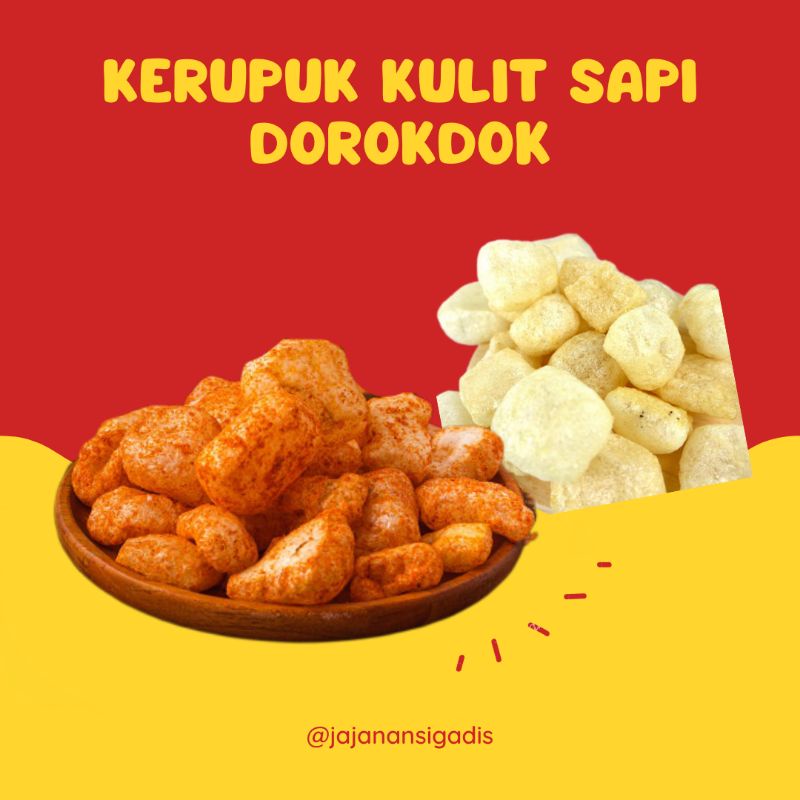 

KERUPUK KULIT SAPI DOROKDOK || ASLI GARUT